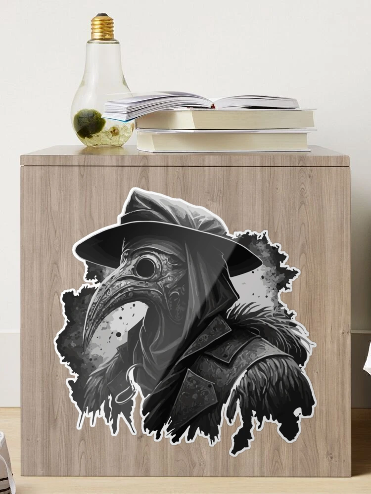 Plague Doctor Sticker for Sale by Art 27