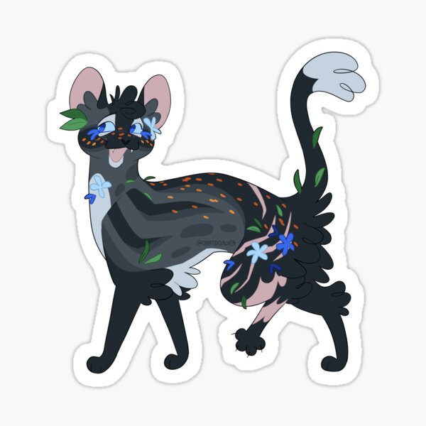 Ashfur Sticker for Sale by ClownCryptids