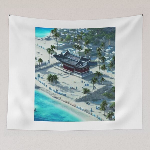 Item preview, Seoul Palace by the beach designed and sold by Places On Earth.