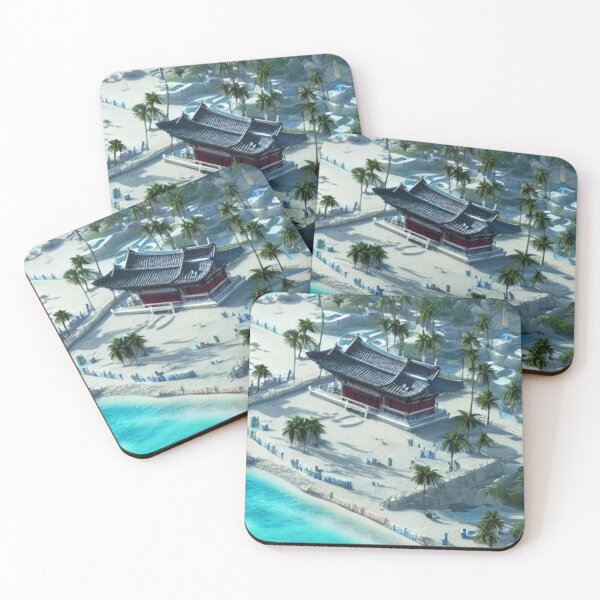 Item preview, Seoul Palace by the beach designed and sold by Places On Earth.