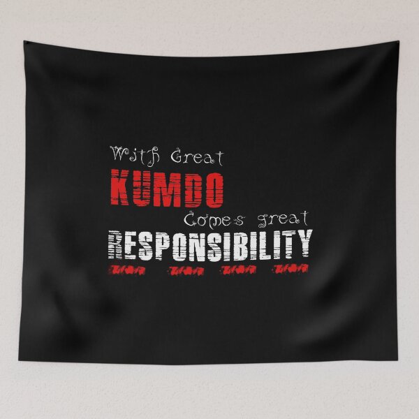 Item preview, With great Kumdo comes great responsibility designed and sold by MartialArtsNerd.