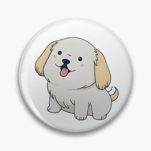 Item preview, Adorable Derpy Dog Sticker - Add some cuteness to your day! designed and sold by Rinomano.