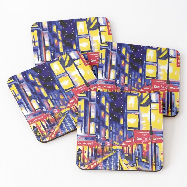 Item preview, Seoul Night Skyline Art designed and sold by Places On Earth.