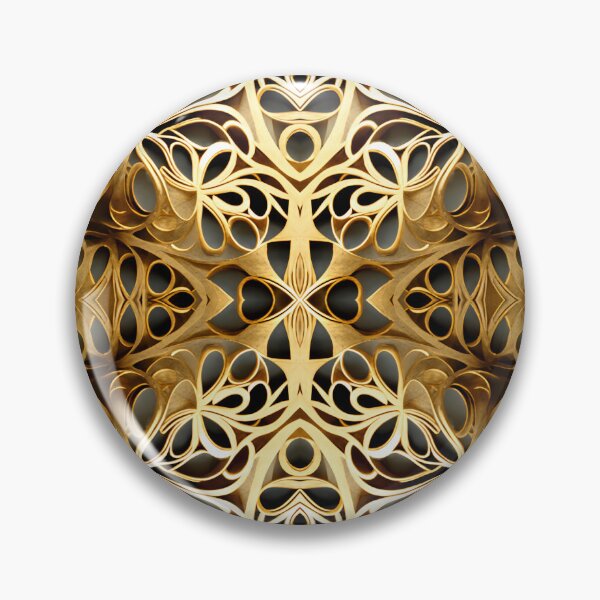 Item preview, Gold Filigree Arabic Pattern Unique and Elegant Design II designed and sold by thearttist.