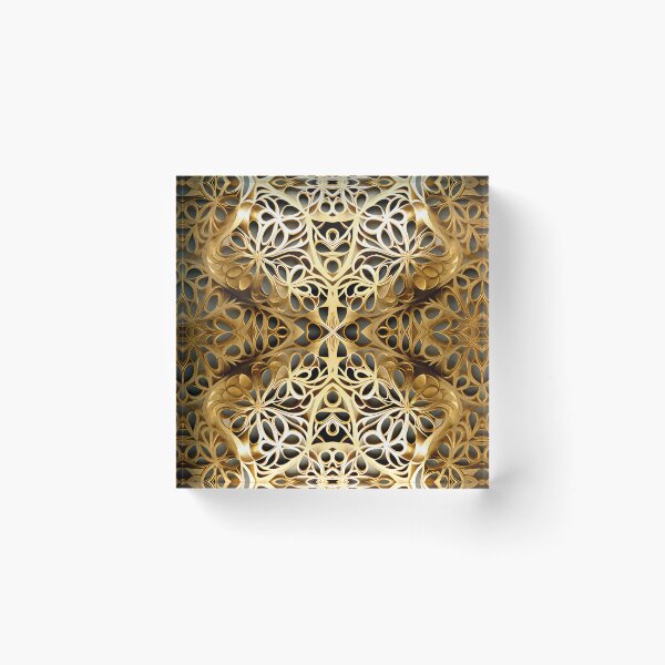 Item preview, Gold Filigree Arabic Pattern Unique and Elegant Design II designed and sold by thearttist.