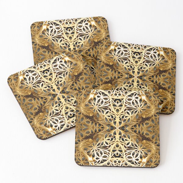 Item preview, Gold Filigree Arabic Pattern Unique and Elegant Design II designed and sold by thearttist.