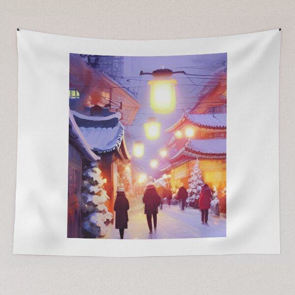 Item preview, Seoul Winter Night Skyline designed and sold by Places On Earth.