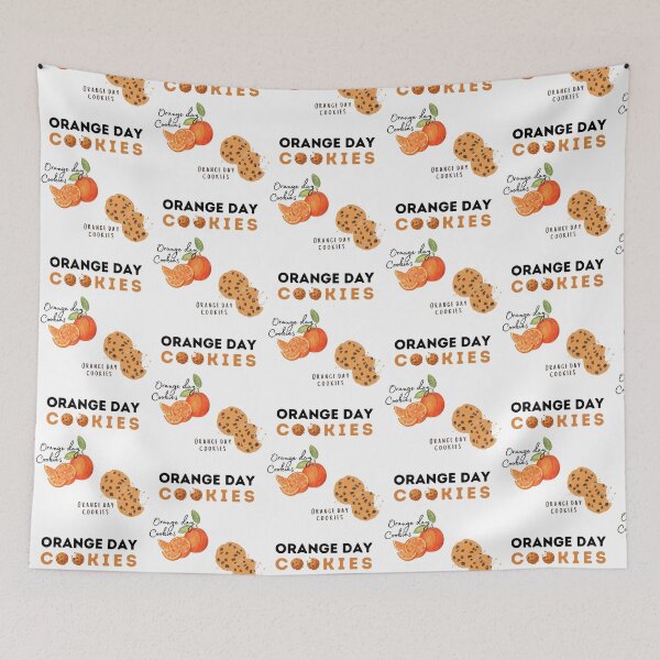 Item preview, Orange Day Cookies - Chocolate Chip Cookie  designed and sold by kitrinamautz.