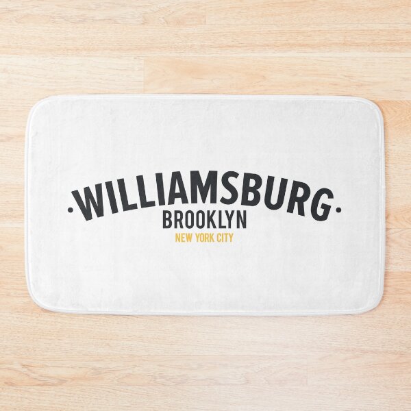 Item preview, New York Williamsburg ,Williamsburg Brooklyn lettering, NYC Williamsburg logo designed and sold by Boogosh.