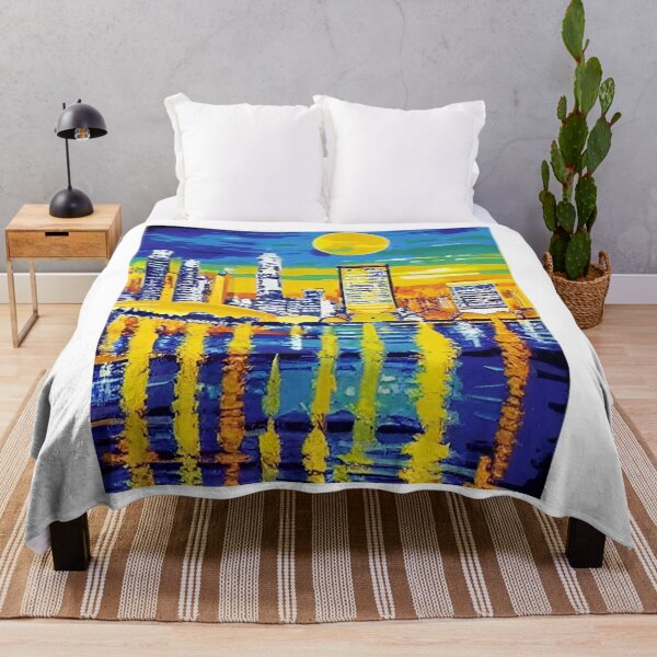 Item preview, Seoul Skyline Night Art designed and sold by Places On Earth.