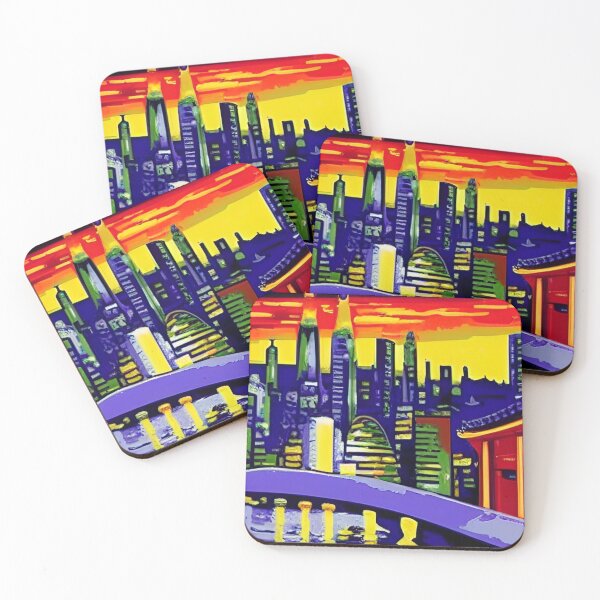 Item preview, Seoul Art Skyline designed and sold by Places On Earth.