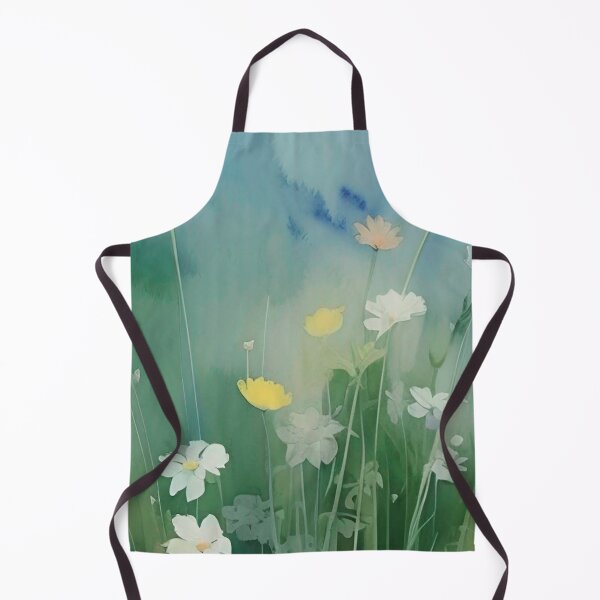 Item preview, Pretty Watercolor Landscape Flowers Nature designed and sold by CattlettArt.
