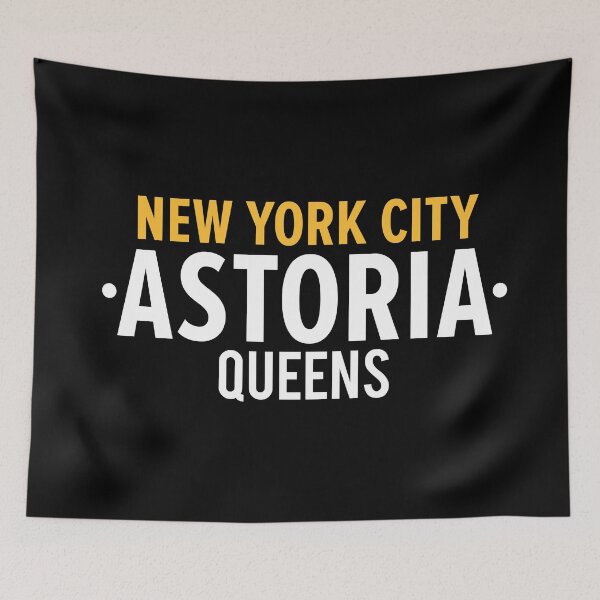 Item preview, New York Queens - Queens Astoria - Queens clean Typo designed and sold by Boogosh.
