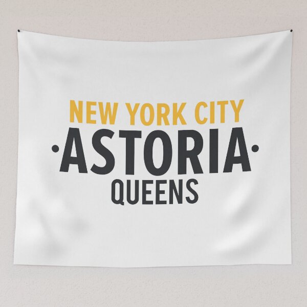 Item preview, New York Queens - Queens Astoria - Queens clean Typo designed and sold by Boogosh.