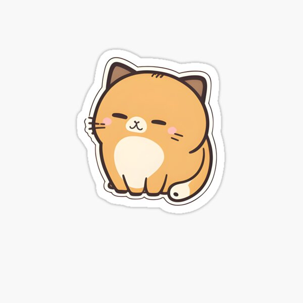 Cute Cat Pfps Sticker - Add some purr-fection to your life