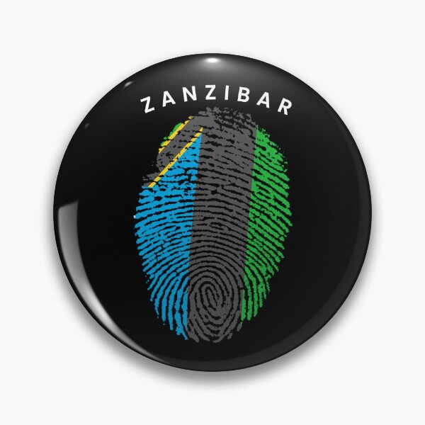 Item preview, Zanzibar Flag 2005 Thumb Mark Print designed and sold by FanaticTee.