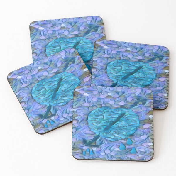 Item preview, Mandala Bleeding Heart Wind Blue designed and sold by Dotplayin.