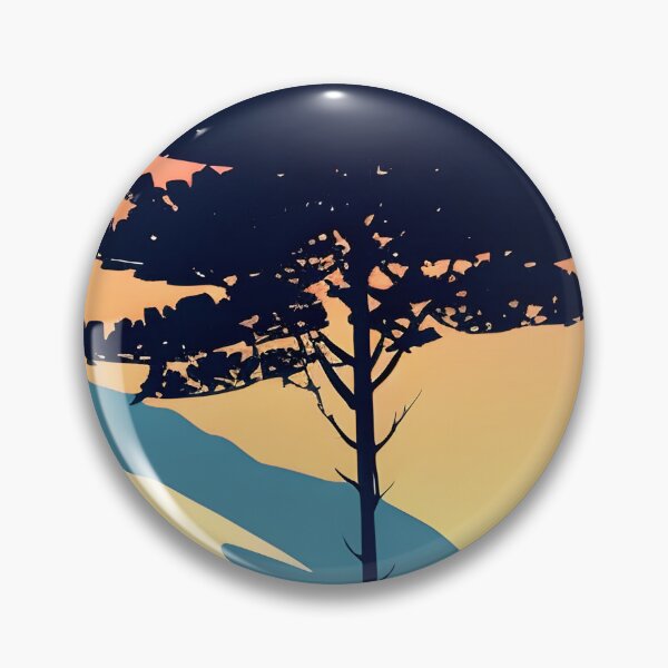 Item preview, Add a Touch of Nature to Your Life with Our Gorgeous Minimalist Landscape Mountain Trees Prints designed and sold by supeart.