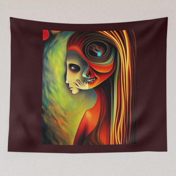 Item preview, The Creepy Witch designed and sold by Cryptic Canvas.