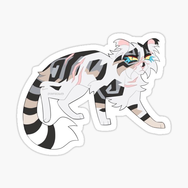 Ashfur Sticker for Sale by ClownCryptids