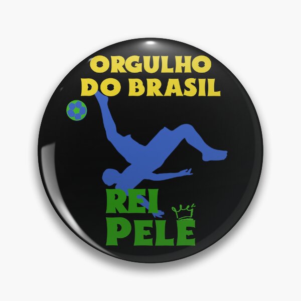 Item preview, Pele, orgulho do Brasil designed and sold by Designsbyeliane.