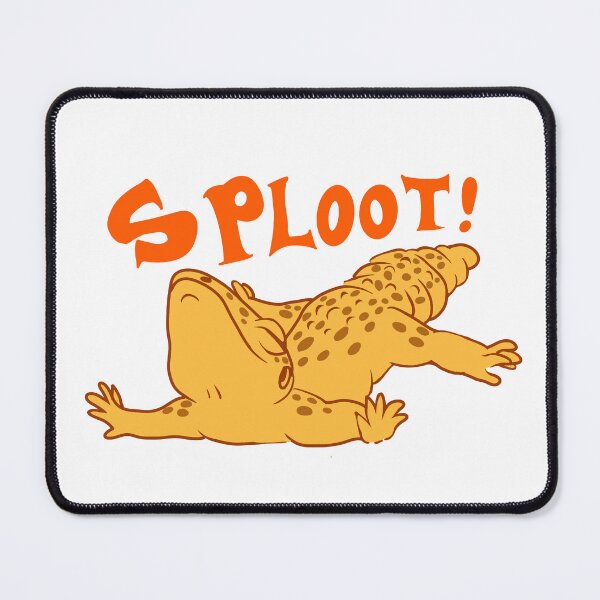 Item preview, Leopard gecko sploot! designed and sold by strawbebehmod.