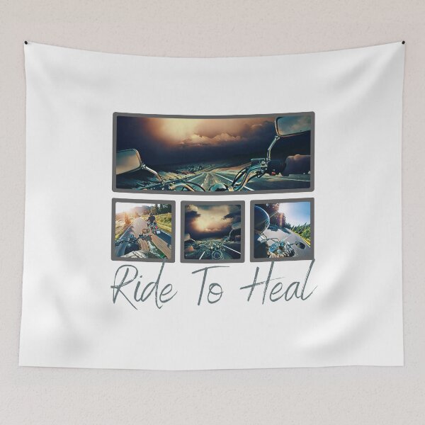 Item preview, Ride To Heal. For a motorcycle rider, for a motorcycle lover, for a motorcycle owner. designed and sold by Wentoo.