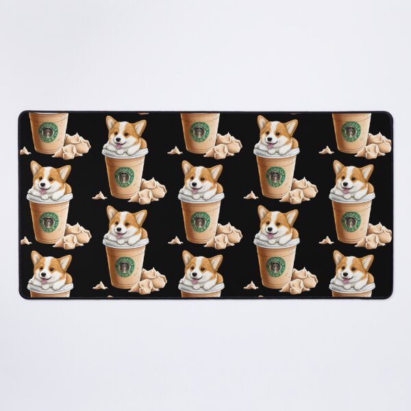 Item preview, Corgi puppuccino cute puppy puppuccino love starbucks                designed and sold by robertclincy.