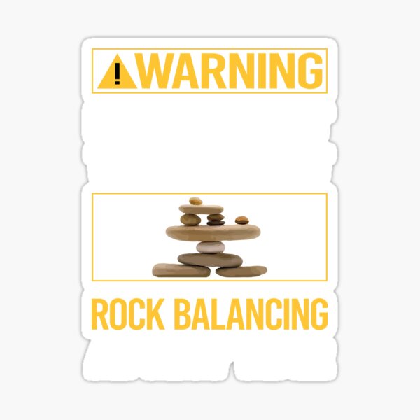 Stacking rocks, Rocks! Sticker for Sale by Meloncholai