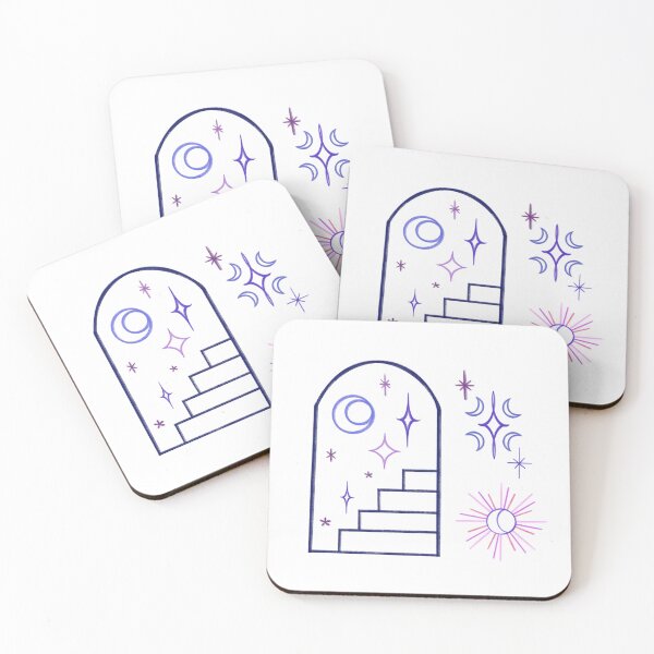 Item preview, Night Sky Arched Stairway designed and sold by clemmentine.
