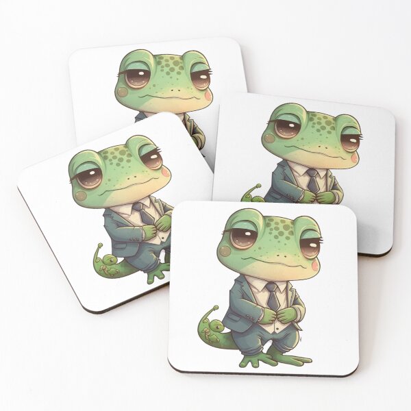 Item preview, Frog Businessman Sticker designed and sold by Cute Critters Stickers.