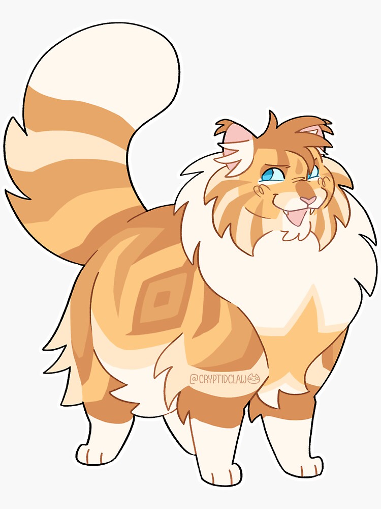 Ashfur Sticker for Sale by ClownCryptids