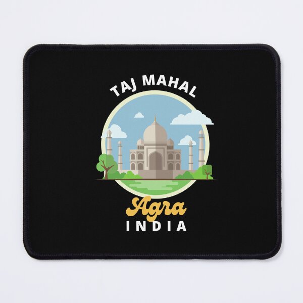 Item preview, Taj mahal agra india - seven wonders of the world black designed and sold by travelforest.