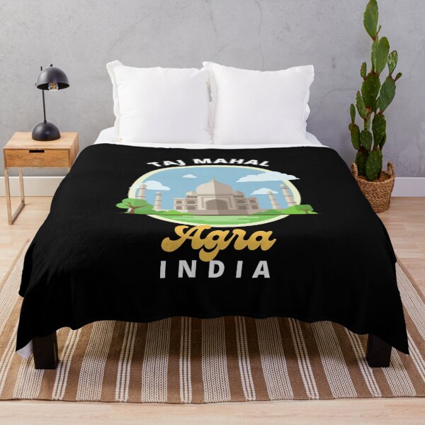 Item preview, Taj mahal agra india - seven wonders of the world black designed and sold by travelforest.