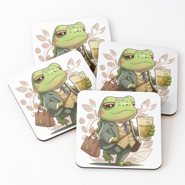 Item preview, Frog CEO Sticker designed and sold by Cute Critters Stickers.