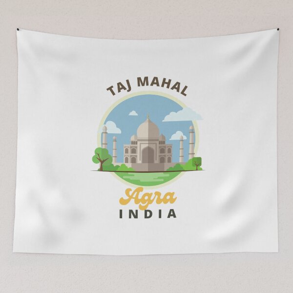 Item preview, Taj mahal agra india - seven wonders of the world designed and sold by travelforest.