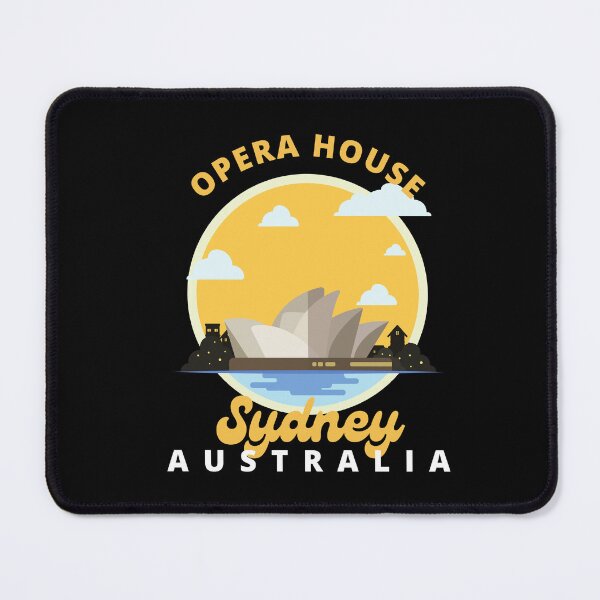 Item preview, Sydney Opera House Australia black designed and sold by travelforest.