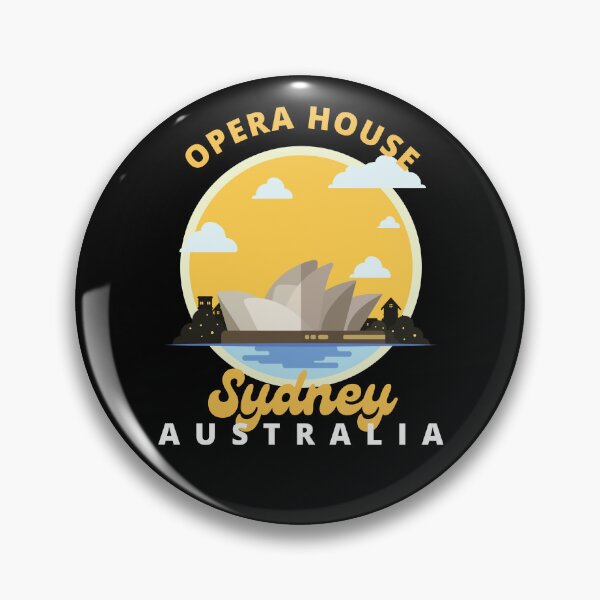 Item preview, Sydney Opera House Australia black designed and sold by travelforest.
