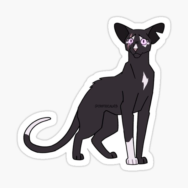 Ashfur Sticker for Sale by ClownCryptids