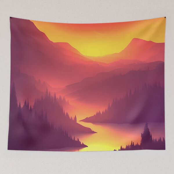 Item preview, Find the Perfect Minimalist Aesthetic Landscape Print for Your Personal Style and Taste designed and sold by supeart.