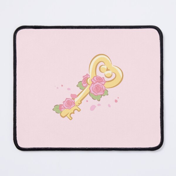 Item preview, Pink Rose Floral Valentine Key designed and sold by CreativeSprinkleArt.