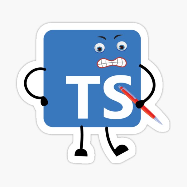 Item preview, Angry Typescript - Type-checking like a boss: The Typescript Enforcer design designed and sold by hitechmom.