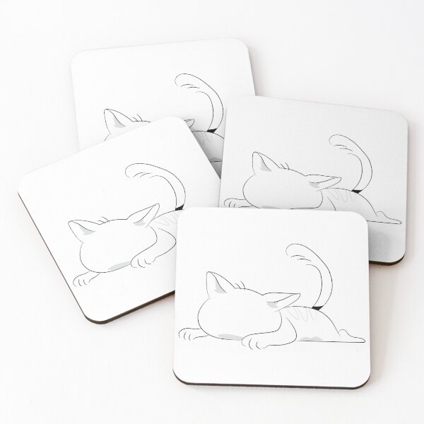 Item preview, Cat laying on the floor designed and sold by Stay-Pawsitive.