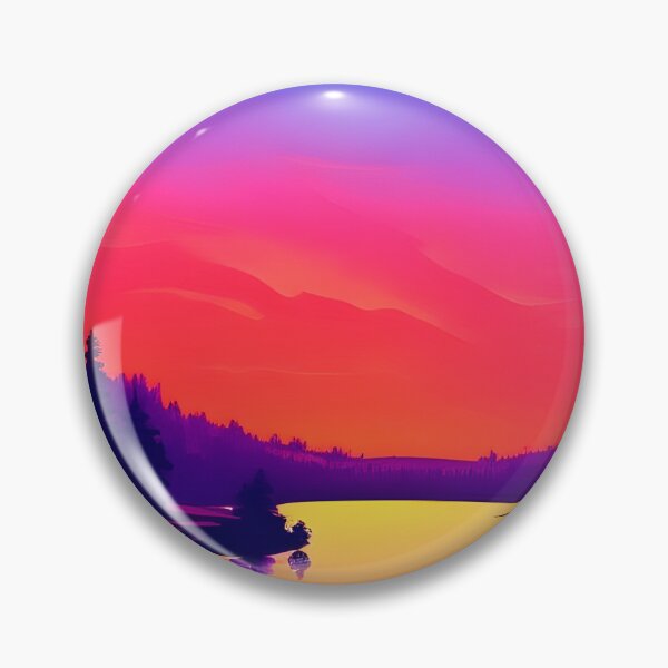 Item preview, Get the Best of Both Worlds with Our Minimalist Landscape and Retrowave Art Print designed and sold by supeart.