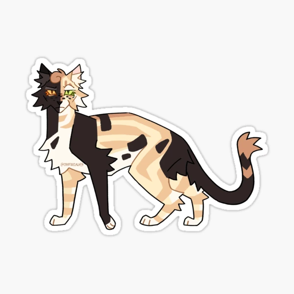 Ashfur Sticker for Sale by ClownCryptids