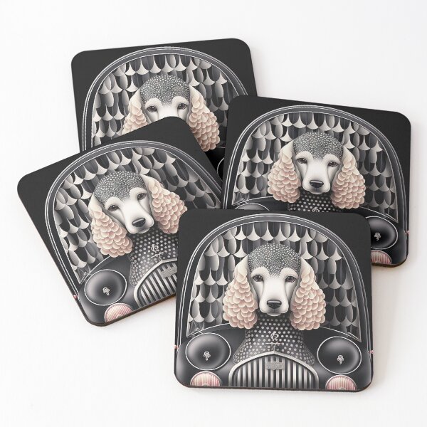 Item preview, Art Deco Poodle designed and sold by Shundayah.