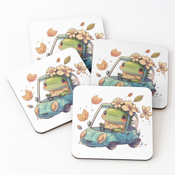 Item preview, Frog Road Trip Sticker designed and sold by Cute Critters Stickers.
