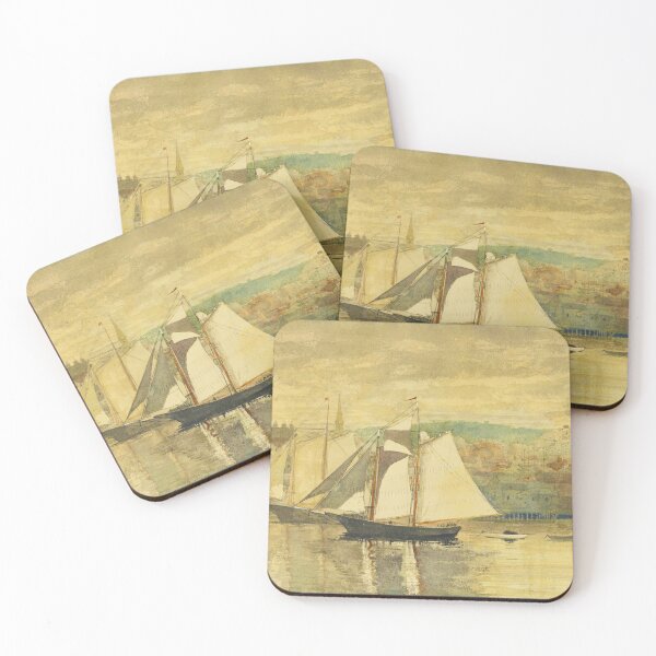 Item preview, HD Schooners and a Waterboat by Winslow Homer designed and sold by Go Logo Designs.