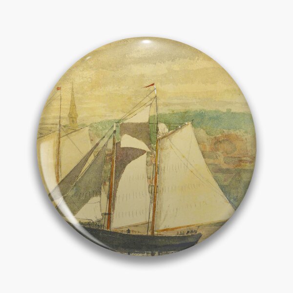 Item preview, HD Schooners and a Waterboat by Winslow Homer designed and sold by Go Logo Designs.