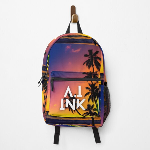 Item preview, A.I INK | Beach Sunset Palm Tree designed and sold by AI-INK.